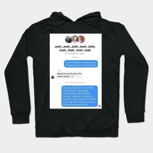 The Josh Fight Origin Story Hoodie